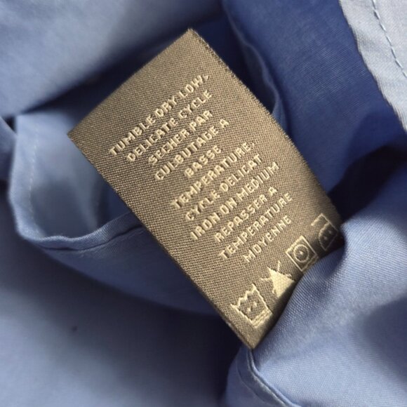 Protocol Men's Classic Blue Button-Down Dress Shirt | L - Picture 8 of 8